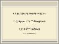 Les temps modernes: Le Japon des Tokugawa 1718me sicles le 13 septembre 2007 PowerPoint PPT Presentation