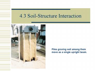 4'3 SoilStructure Interaction