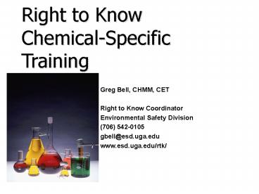 Greg Bell, CHMM, CET