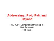 Addressing: IPv4, IPv6, and Beyond