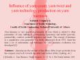 Influence of yarn count, yarn twist and yarn technology production on yarn hairiness PowerPoint PPT Presentation