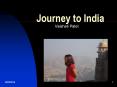 Journey to India PowerPoint PPT Presentation