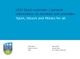 UCD Sport overview general information on facilities and activities PowerPoint PPT Presentation