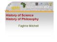 History of Science History of Philosophy PowerPoint PPT Presentation