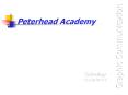 Peterhead Academy PowerPoint PPT Presentation
