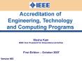 Accreditation of Engineering, Technology and Computing Programs PowerPoint PPT Presentation