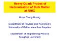 Heavy Quark Probes of Hadronization of Bulk Matter at RHIC PowerPoint PPT Presentation