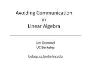 Avoiding Communication in Linear Algebra