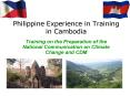 Philippine Experience in Training in Cambodia PowerPoint PPT Presentation