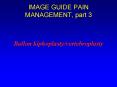 IMAGE GUIDE PAIN MANAGEMENT, part 3 PowerPoint PPT Presentation