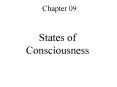 States of Consciousness PowerPoint PPT Presentation