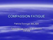 COMPASSION FATIGUE
