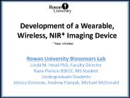 Development of a Wearable, Wireless, NIR* Imaging Device