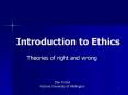 Introduction to Ethics PowerPoint PPT Presentation