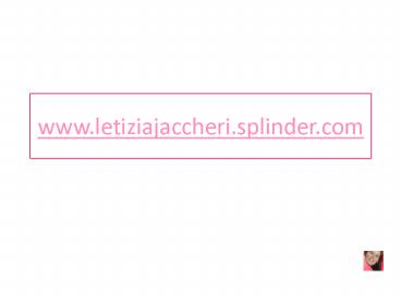 www.letiziajaccheri.splinder.com