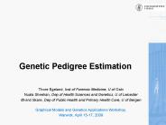 Genetic Pedigree Estimation
