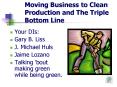 Moving Business to Clean Production and The Triple Bottom Line PowerPoint PPT Presentation