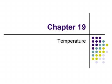 Temperature