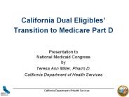 California Dual Eligibles