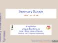 Secondary Storage AMS I2'1'7 Fall 2005 PowerPoint PPT Presentation
