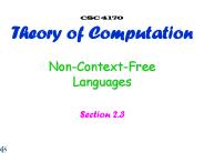 Non-Context-Free Languages