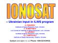 Ukrainian input in ILWS program PowerPoint PPT Presentation