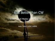 6dB Better than CW