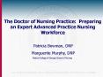 The Doctor of Nursing Practice: Preparing an Expert Advanced Practice Nursing Workforce PowerPoint PPT Presentation
