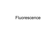 Fluorescence