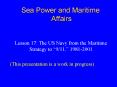 Sea Power and Maritime Affairs PowerPoint PPT Presentation