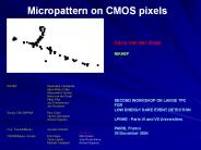 Micropattern on CMOS pixels
