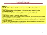 Lecture 2 Summary