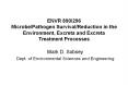 ENVR 890/296 Microbe/Pathogen Survival/Reduction in the Environment, Excreta and Excreta Treatment Processes PowerPoint PPT Presentation