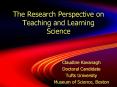 The Research Perspective on Teaching and Learning Science PowerPoint PPT Presentation
