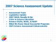 2007 Science Assessment Update PowerPoint PPT Presentation