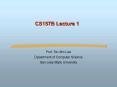 CS157B Lecture 1 PowerPoint PPT Presentation