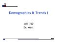 Demographics PowerPoint PPT Presentation