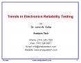 Trends in Electronics Reliability Testing PowerPoint PPT Presentation