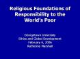 Religious%20Foundations%20of%20Responsibility%20to%20the%20World PowerPoint PPT Presentation