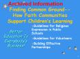 Finding Common Ground--How Faith Communities Support Children PowerPoint PPT Presentation