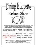 Dining Etiquette PowerPoint PPT Presentation