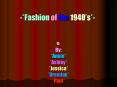 Fashion of the 1940s PowerPoint PPT Presentation