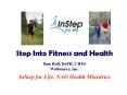 Step Into Fitness and Health PowerPoint PPT Presentation