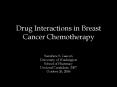 Drug Interactions in Breast Cancer Chemotherapy PowerPoint PPT Presentation