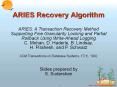ARIES%20Recovery%20Algorithm PowerPoint PPT Presentation