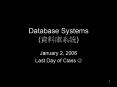 Database Systems PowerPoint PPT Presentation