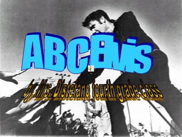 by Mrs' Distefano fourth grade class