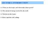 LECTURE 2: INTRODUCTION