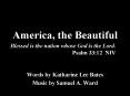 America, the Beautiful PowerPoint PPT Presentation