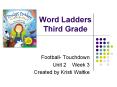 Word%20Ladders%20Third%20Grade PowerPoint PPT Presentation